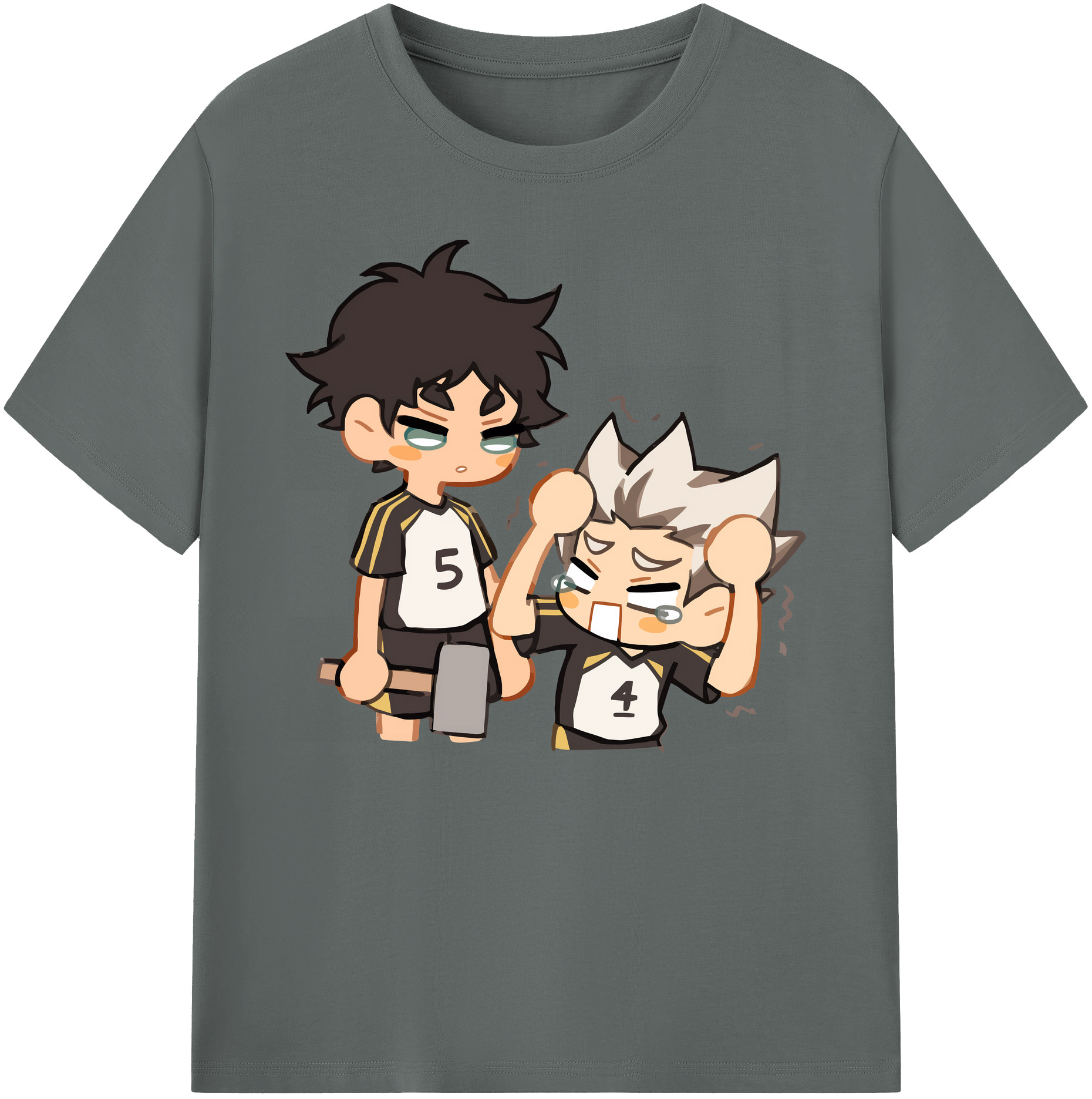 （画像用） ハイキュー!! Haikyu!! 綿100％ メンズ半袖Tシャツ｜肌触りやわらか＆通気性